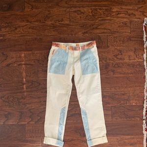 Never worn Anthropologie roll hem pants